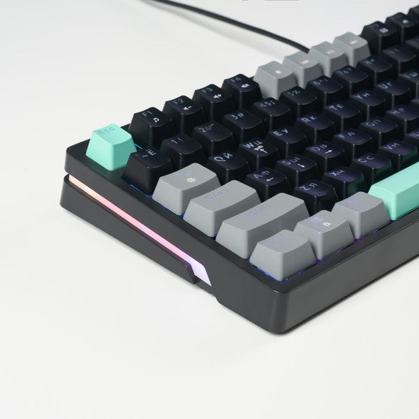 Клавиатура JEGG ZA99 Black Grey Green (TNT Yellow)