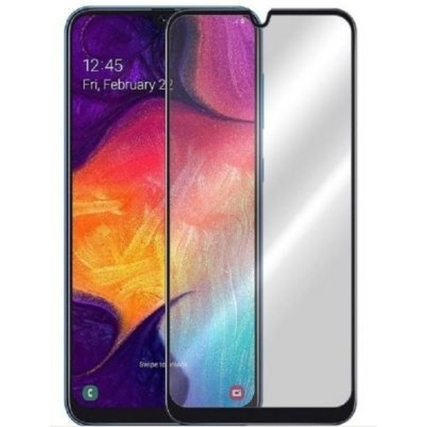Защитное стекло CASE 3D для Samsung Galaxy A70 (черный глянец)