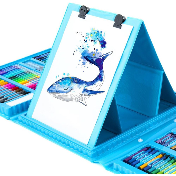 Набор ЮНОГО ХУДОЖНИКА для рисования и творчества с мольбертом ПИФАГОР 664632 (208 предметов)