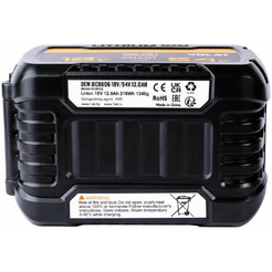 Аккумуляторная батарея VOLAT для DeWalt 18.0V/54.0V 12.0Ah (Li-ion) DEW-DCB606