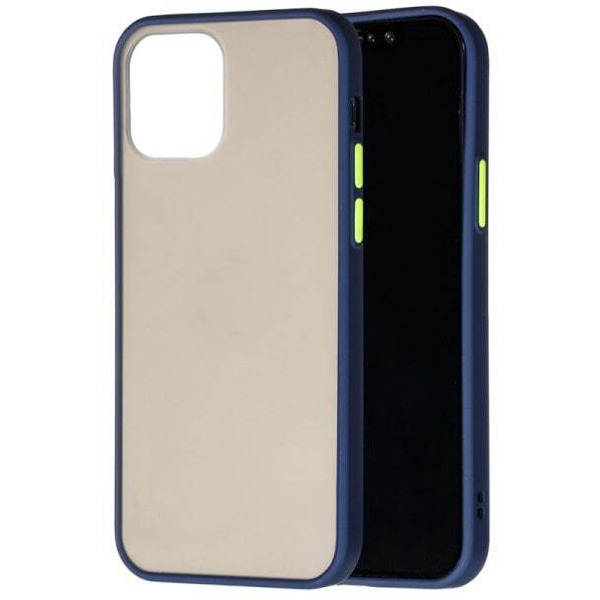 Накладка CASE Matte Lux для Apple iPhone 12 (голубой)
