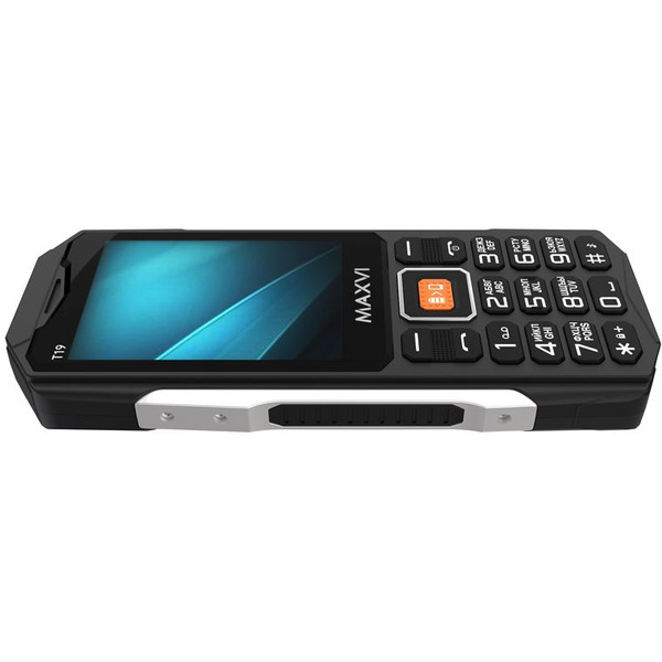 Мобильный телефон Maxvi T19 + ЗУ WC-112 (черный)
