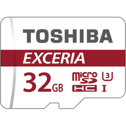 Карта памяти Toshiba SDHC-micro Card 32Gb M302 Class 10 UHS-I + adapter (THN-M302R0320EA)