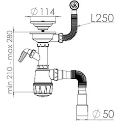 Сифон AV Engineering AVE129739