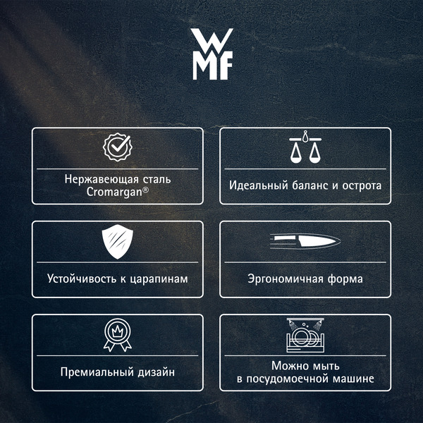 Набор столовых приборов WMF Merit 1140006341 (66пр)