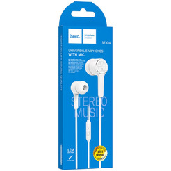 Наушники Hoco M104 (белый)