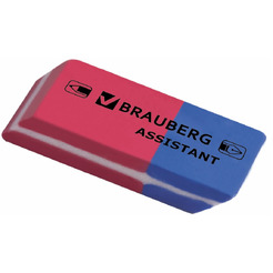 Набор ластиков Assistant 80 4 шт, BRAUBERG, 222458