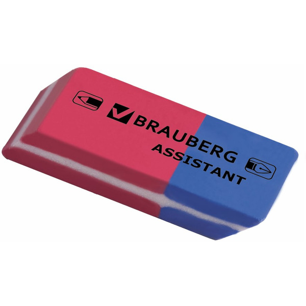Набор ластиков Assistant 80 4 шт, BRAUBERG, 222458