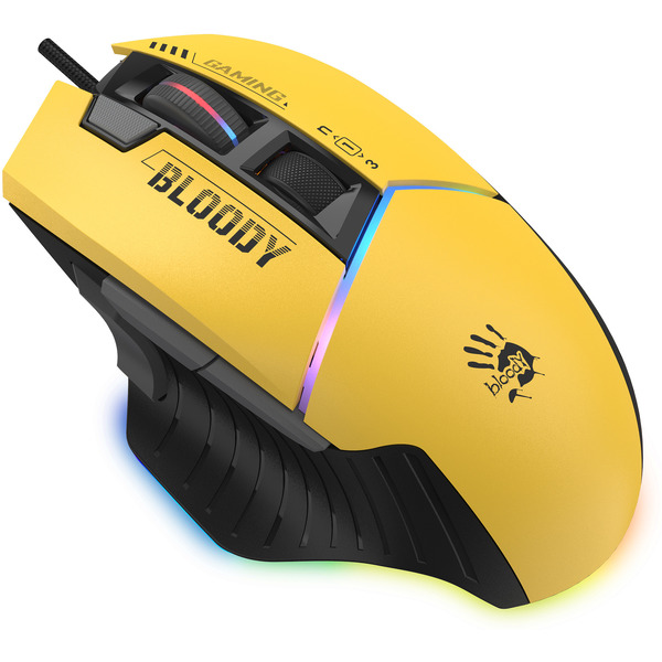 Мышь A4Tech Bloody W95 Max Sports (желтый)