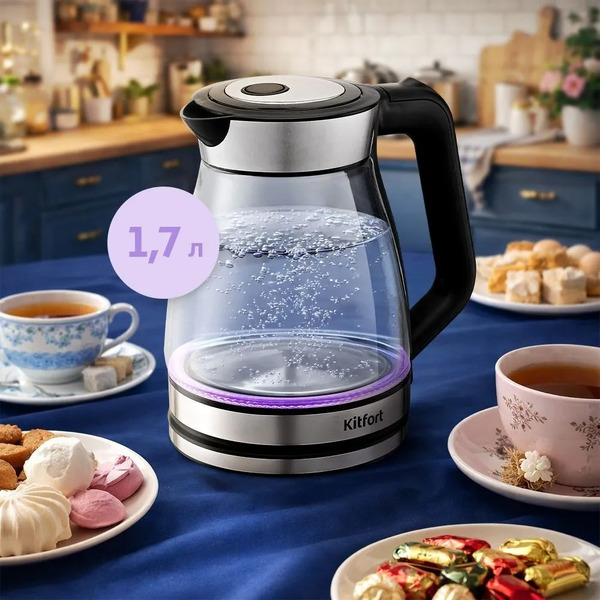 Электрочайник Kitfort КТ-8718