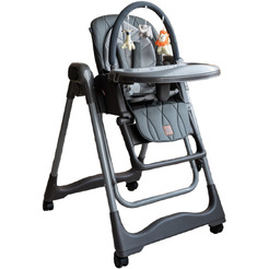 Стульчик для кормления 4в1 VipBaby POLLY GRAPHITE
