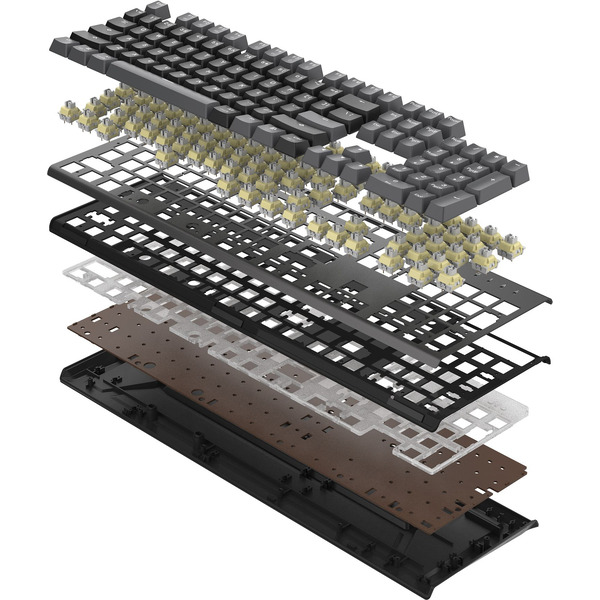 Клавиатура A4Tech Fstyler FS100 Neon (серый/черный)