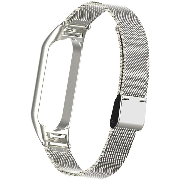 Ремешок Bingo Stainless Grid для Xiaomi Mi Band 5/6 Серебристый