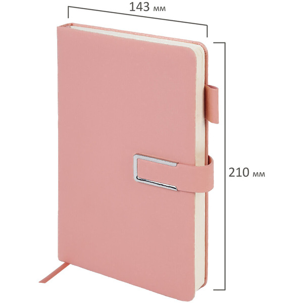 Ежедневник Brauberg Dainty 117143 (160л, розовый)