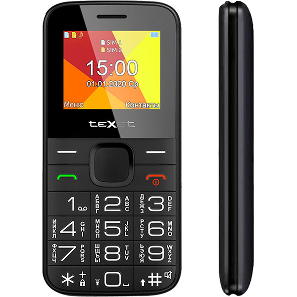 Мобильный телефон TeXet TM-B201 (черный)