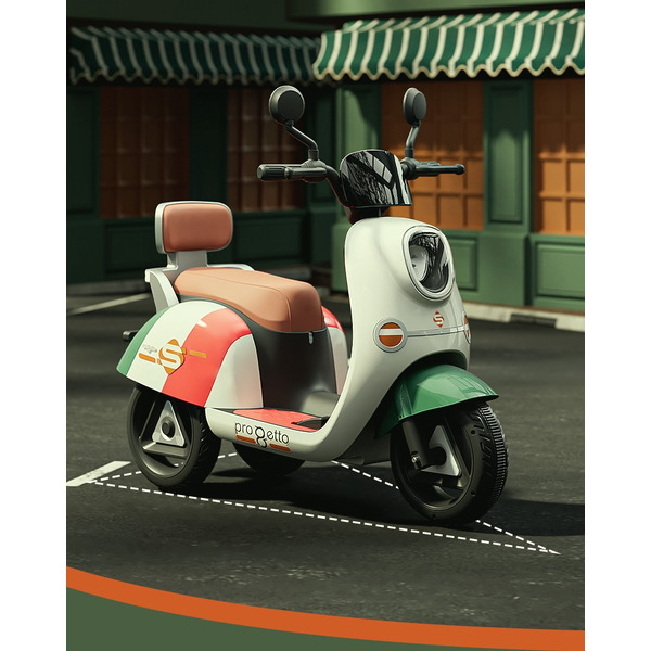 Детский мотоцикл Sundays LS316 (белый)