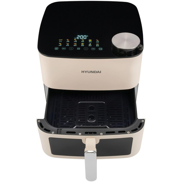 Аэрогриль Hyundai HYF-9088 (кремовый/серебристый)