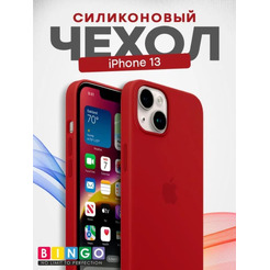 Бампер Bingo Silicone Case для APPLE iPhone 13 Темно-красный