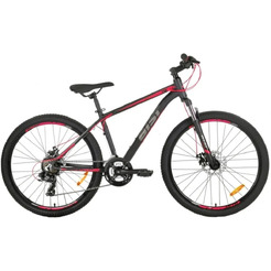 Велосипед AIST Rocky 1.0 Disc 26 р.16 2022 (черный/красный)