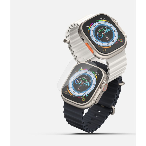Защитное стекло RINGKE ID FC GLASS для APPLE WATCH ULTRA 1 / 2 (49 MM) CLEAR (4шт)