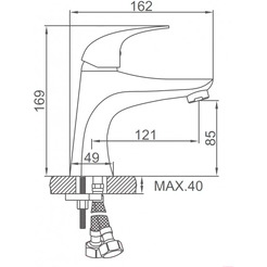 Смеситель Ledeme H31 L1031