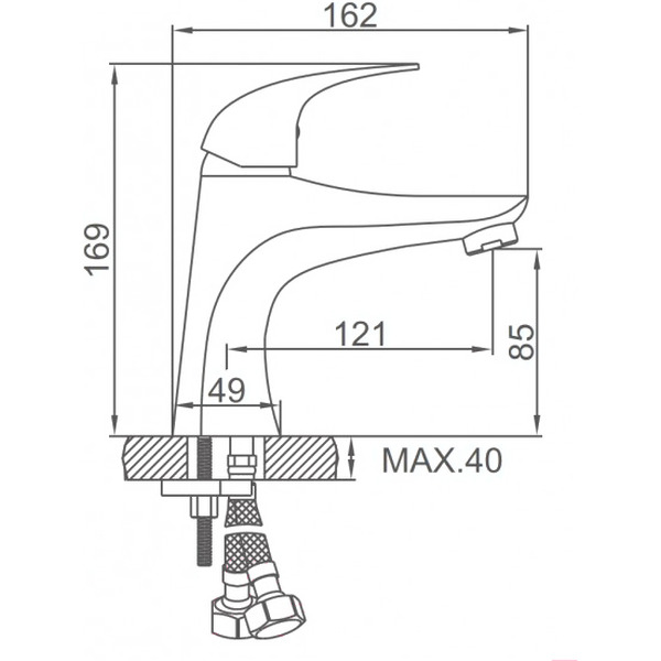 Смеситель Ledeme H31 L1031