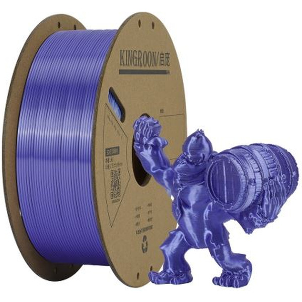 Пластик Kingroon PLA Silk 1.75мм NSC009 (1кг, Purple)