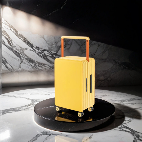 Чемодан DoubleW 005# (S, желтый)