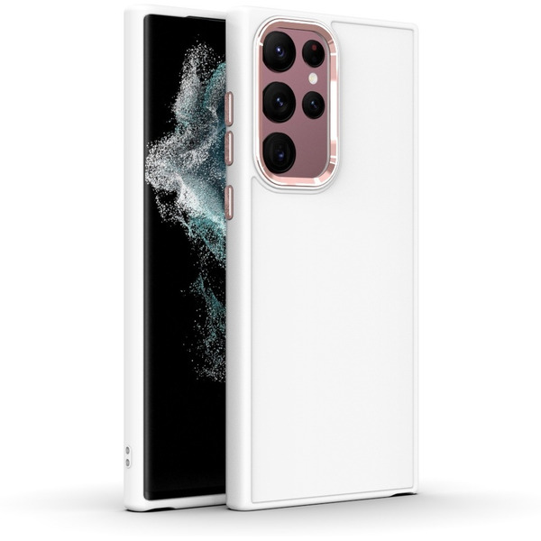 Бампер Bingo Metal для SAMSUNG S22 Ultra Белый