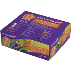 Краски акриловые художественные BRAUBERG ART DEBUT 192300