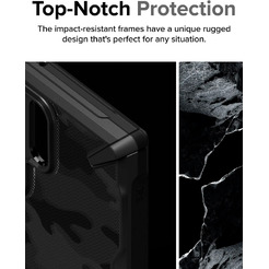 Чехол Ringke FUSION X для Galaxy S24 Ultra CAMO BLACK