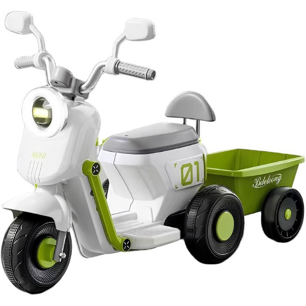 Электромотоцикл Pingxiang BDL688 6V7AH (белый)