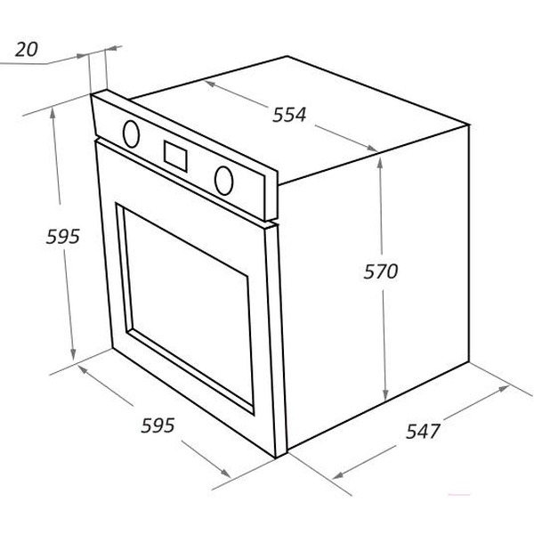 Духовой шкаф MAUNFELD EOEH.7611SCW