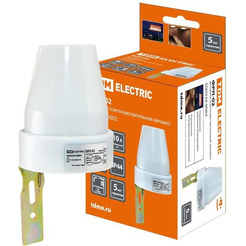 Фотореле TDM ФРЛ-02 5-50лк 10А SQ0324-0002