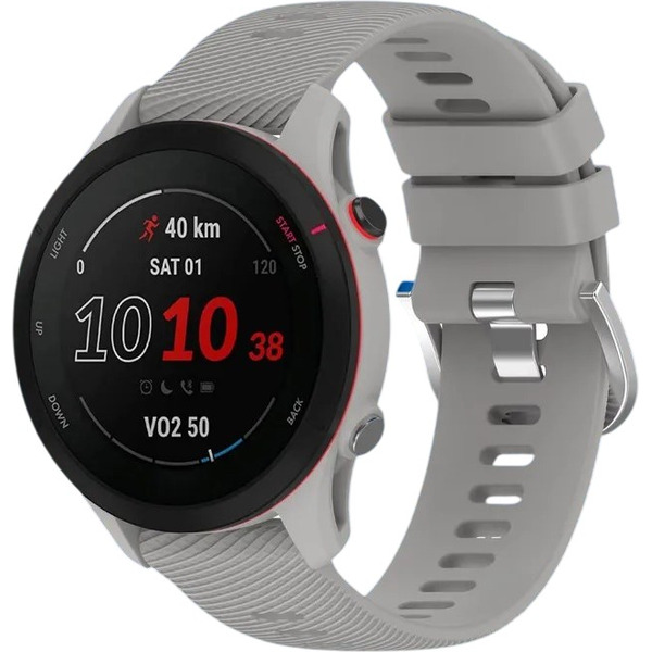 Ремешок Bingo Textured для часов 18мм (светло-серый)