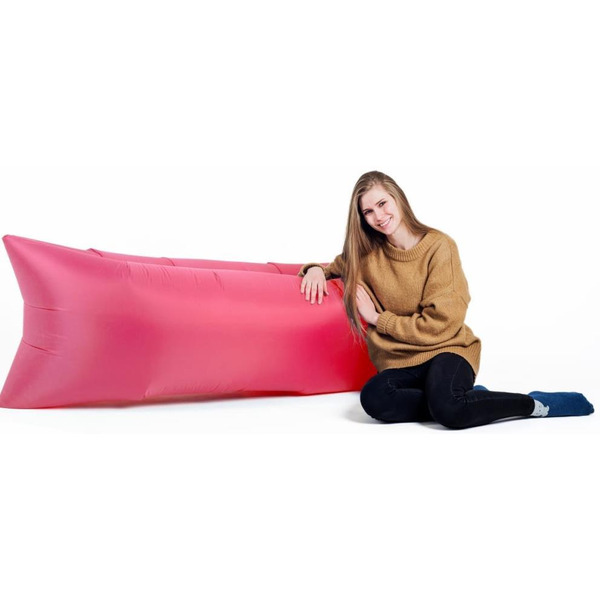 Надувной диван БИВАН Классический BVN18-CLS-PNK (розовый)