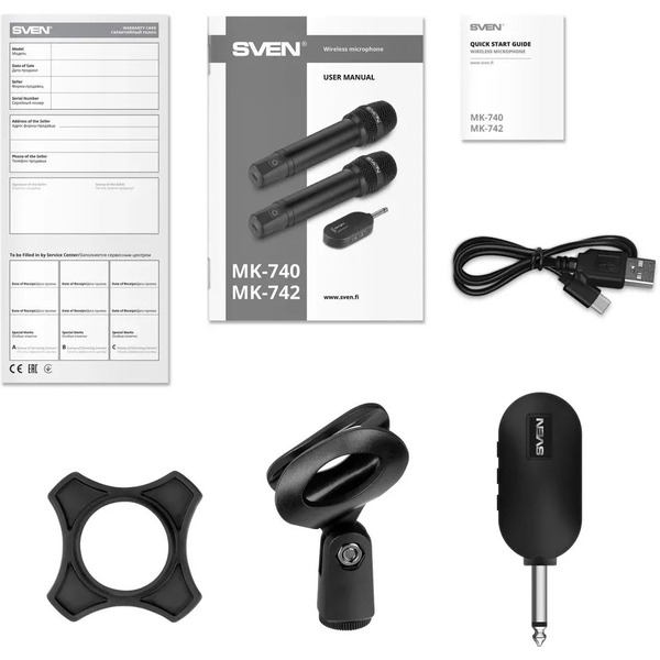 Беспроводной микрофон SVEN MK-740 (SV-022532)