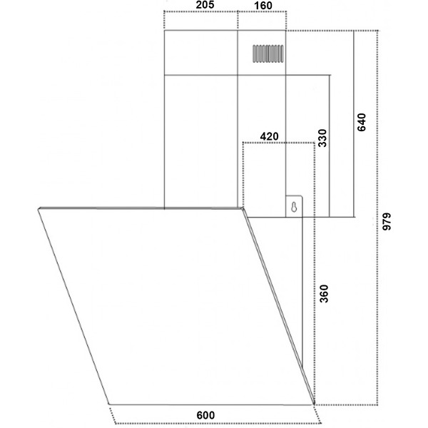 Вытяжка Germes Тоскана (60 см, белый)