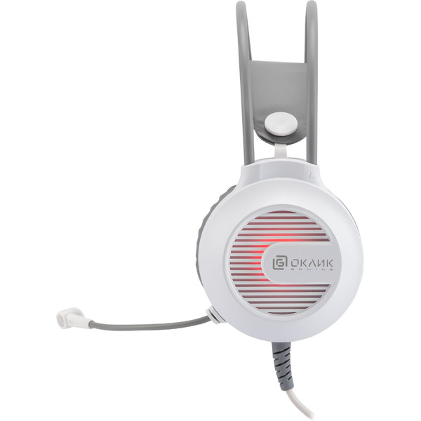Наушники с микрофоном Oklick HS-L300G (белый)