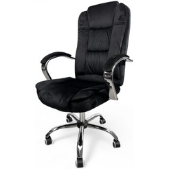 Кресло Calviano Bravo (черный велюр)