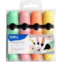 Набор текстовыделителей DELI MACARON U356MT (4 шт)
