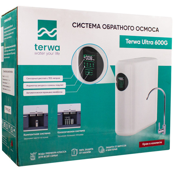 Система обратного осмоса Terwa Ultra 600G 123855 (белый)