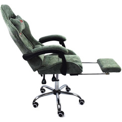 Вибромассажное кресло Calviano AVANTI ULTIMATO green fabric