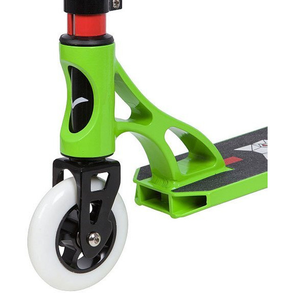 Самокат Novatrack Wolf (100A.WOLF.GN8) красный/зеленый