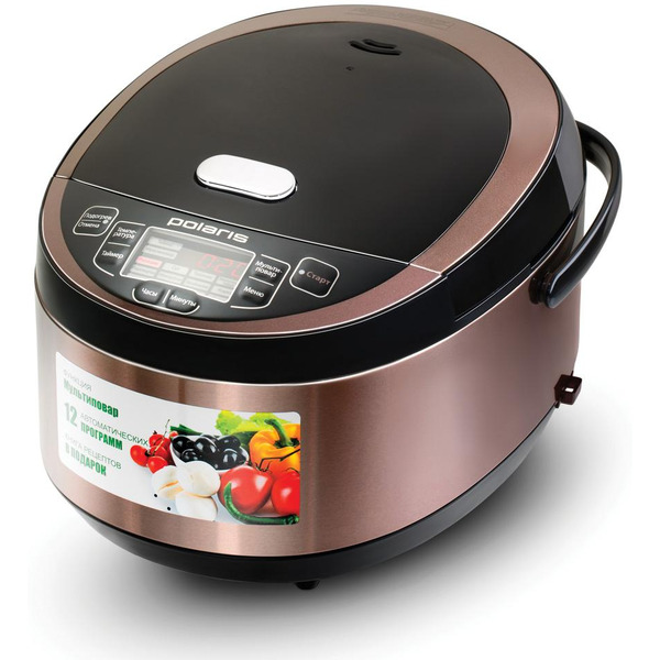 Мультиварка POLARIS PMC0514AD черная/коричневая