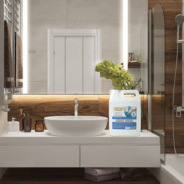 Мыло-пена для специальных диспенсеров ЗОЛОТОЙ ИДЕАЛ Жемчужное 605907 5л