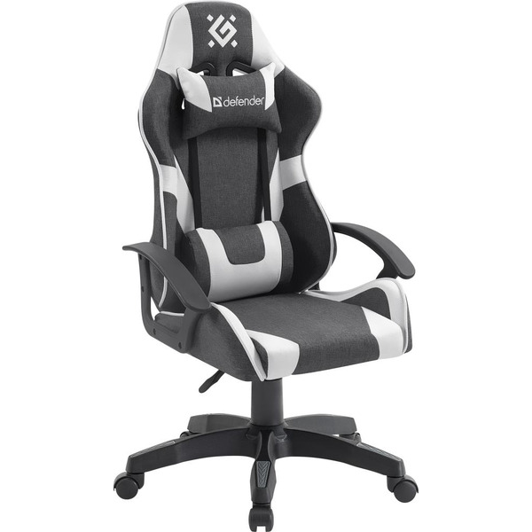 Игровое кресло Defender Ibis 64043 (Серый/Белый)