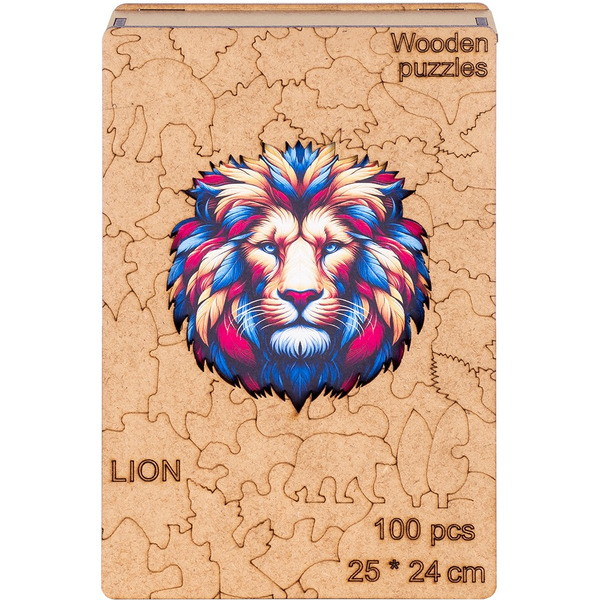 Сувенирный пазл MASTER WOOD Лев SWPL