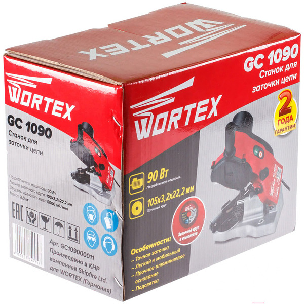Станок заточной для цепи WORTEX GC 1090 (GC109000011)