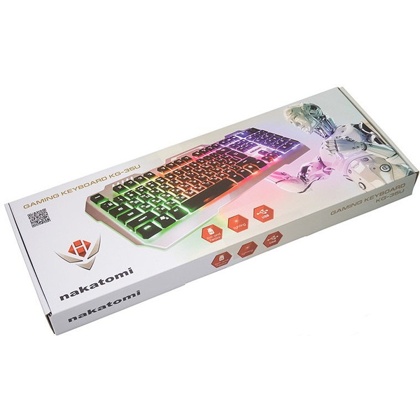 Клавиатура Nakatomi Gaming KG-35U SILVER
